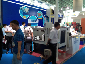 广州国际模具展会盛况-耐斯合模机,翻模机,飞模机,棒料深孔钻,CNC磁盘